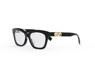 FENDI FE50039I women Black Geometric Eyeglasses