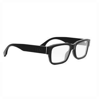 FENDI FE50079I unisex Black Rectangle Eyeglasses