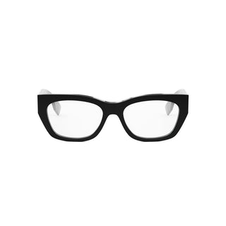 FENDI FE50082I women Black Rectangle Eyeglasses