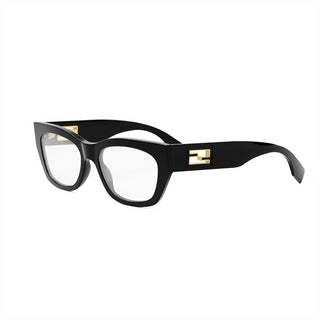 FENDI FE50082I women Black Rectangle Eyeglasses