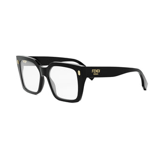 FENDI FE50085I women Black Squared Eyeglasses