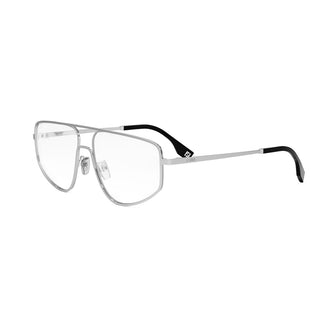 FENDI FE50088U men Silver Pilot Eyeglasses