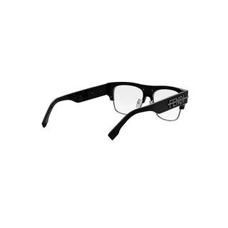 FENDI FE50095U men Black Squared Eyeglasses