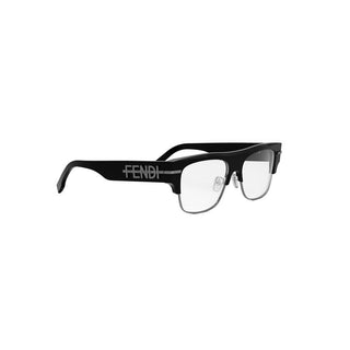 FENDI FE50095U men Black Squared Eyeglasses