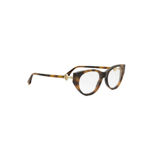 FENDI FE50099I women Havana Oval Eyeglasses