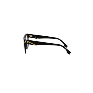 FENDI FE50101I women Black Round Eyeglasses