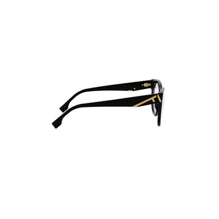 FENDI FE50101I women Black Round Eyeglasses