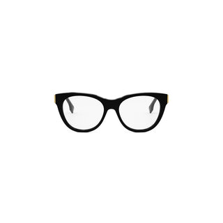 FENDI FE50101I women Black Round Eyeglasses