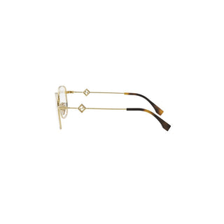 FENDI FE50111F unisex Gold Visor Eyeglasses