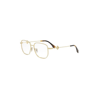 FENDI FE50111F unisex Gold Visor Eyeglasses