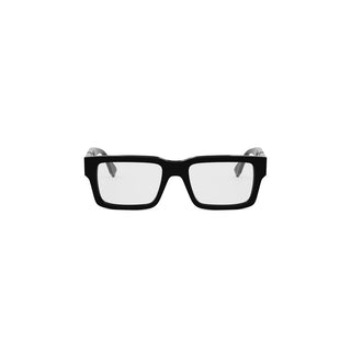 FENDI Fendi Diagonal FE50114I men Black Rectangle Eyeglasses