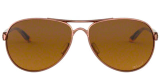 Oakley FEEDBACK OO 4079 women Rose gold Pilot Sunglasses