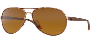 Oakley FEEDBACK OO 4079 women Rose gold Pilot Sunglasses