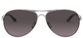 Oakley FEEDBACK OO 4079 women Ruthenium Pilot Sunglasses