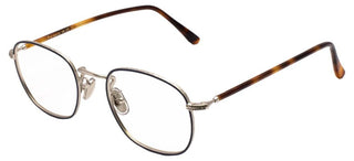 L.G.R FEZ METAL/O unisex Blue Round Eyeglasses