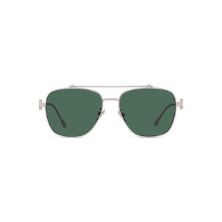 FRED FG40068U men Silver Squared Sunglasses