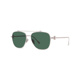 FRED FG40068U men Silver Squared Sunglasses