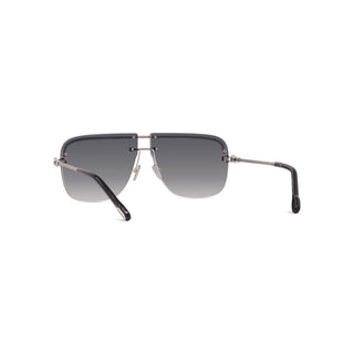 FRED FG40071U men Silver Rectangle Sunglasses