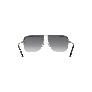 FRED FG40071U men Silver Rectangle Sunglasses