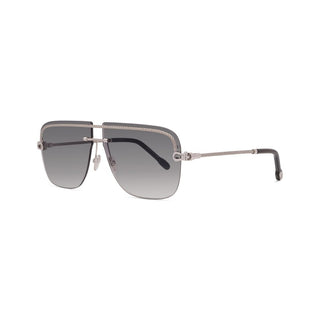 FRED FG40071U men Silver Rectangle Sunglasses