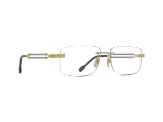 FRED Double Cable FG50035U unisex Gold Rectangle Eyeglasses