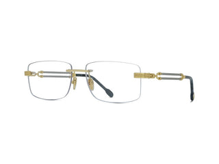 FRED Double Cable FG50035U unisex Gold Rectangle Eyeglasses