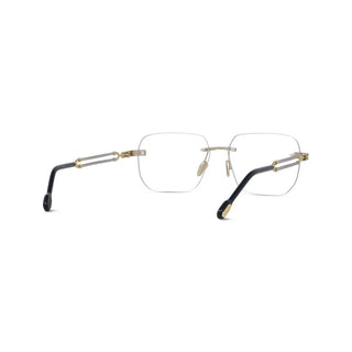 FRED FG50074U men Yellow Squared Eyeglasses