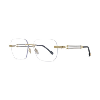 FRED FG50074U men Yellow Squared Eyeglasses