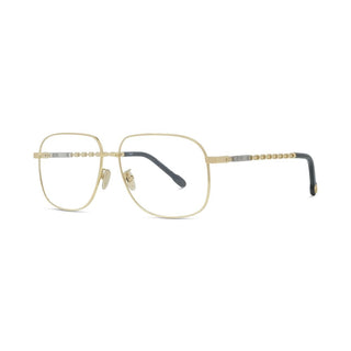 FRED Chain FG50076U men Gold Squared Eyeglasses