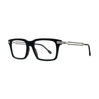 FRED Double Cable FG50078I men Black Rectangle Eyeglasses