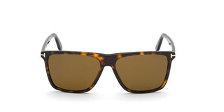 Tom Ford FLETCHER FT 0832 men Havana Geometric Sunglasses