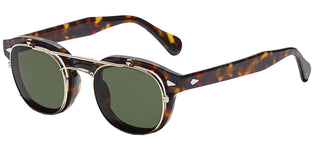 Moscot FLIPTOSH unisex Havana Geometric Eyeglasses