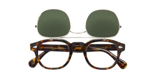 Moscot FLIPTOSH unisex Havana Geometric Eyeglasses