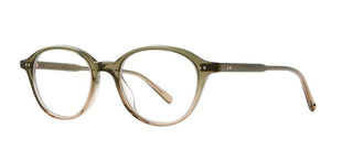 Garrett Leight FRANKLIN unisex Green Round Eyeglasses