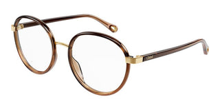 Chloé FRANKY CH0033O women Brown Round Eyeglasses