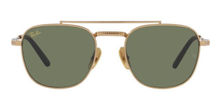 Ray-Ban FRANK II RB 8258 unisex Gold Pilot Sunglasses