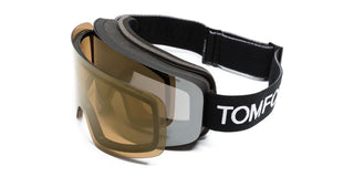 Tom Ford Ft1124 Unisex Black Shield Goggle