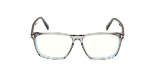 Tom Ford FT5959-B men Grey Squared Eyeglasses