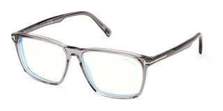 Tom Ford FT5959-B men Grey Squared Eyeglasses