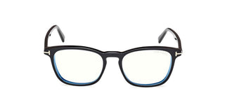 Tom Ford FT5960-B men Black Squared Eyeglasses