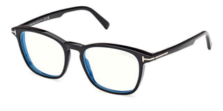 Tom Ford FT5960-B men Black Squared Eyeglasses