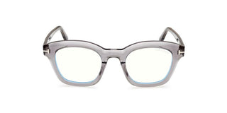 Tom Ford FT5961-B unisex Grey Geometric Eyeglasses