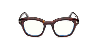 Tom Ford FT5961-B unisex Havana Geometric Eyeglasses