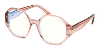 Tom Ford FT5967-B women Pink Round Eyeglasses