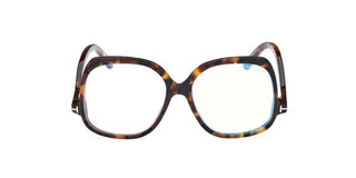 Tom Ford FT5968-B women Havana Oversize Eyeglasses