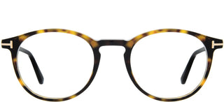 Tom Ford FT 5294 men Havana Round Eyeglasses