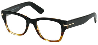 Tom Ford FT 5379 men Black Geometric Eyeglasses