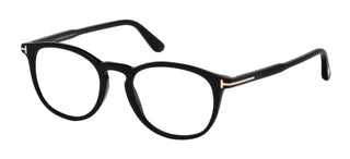 Tom Ford FT 5401 unisex Black Geometric Eyeglasses