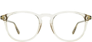 Tom Ford FT 5401 unisex Transparent Geometric Eyeglasses