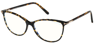 Tom Ford FT 5616-B unisex Havana Cat Eye Eyeglasses